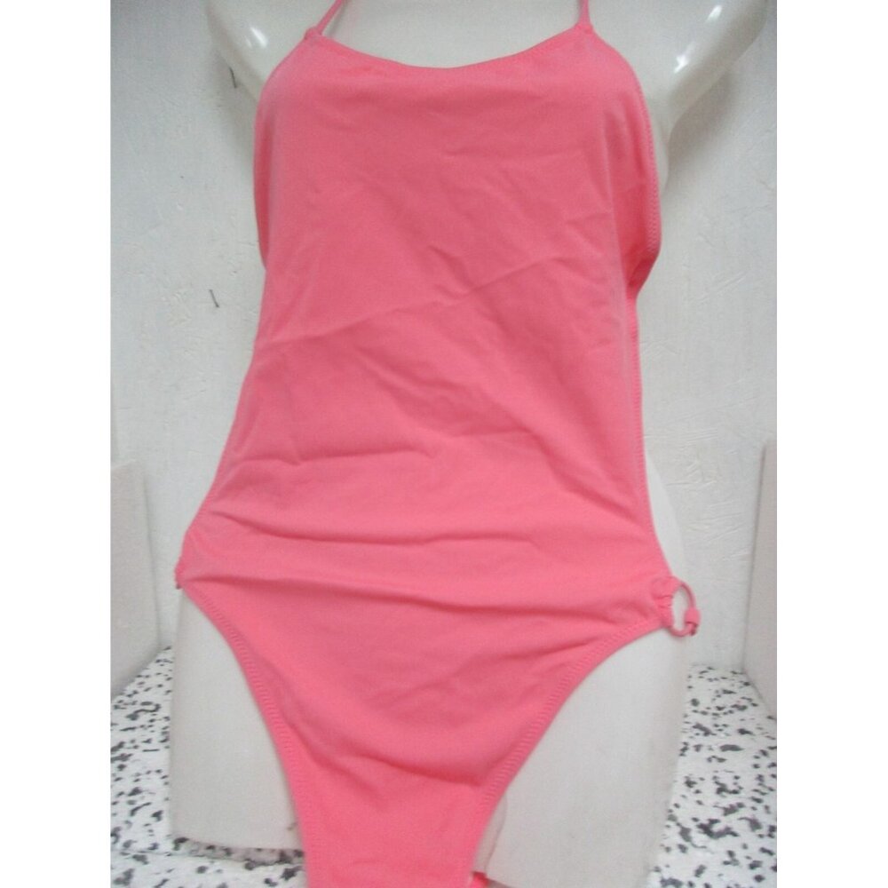 Solid & Striped  One Piece Swimsuit Orange Measures To XS NWOT